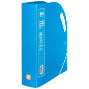 FM Prem Expanding Magazine File Ice Blue - Cafe Supply