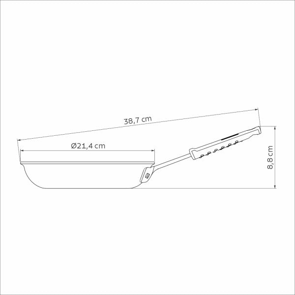 Tramontina Professional Aluminum Nonstick Restaurant Fry Pan 20cm - *Worlds Best