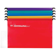 FM File Suspension Crystafile Assorted 10 Pack Plus Polyprop - Cafe Supply
