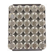 Palletized Savoury Pie Tins, (30) Shallow 68x19mm, Tray size 460x360mm - Cafe Supply