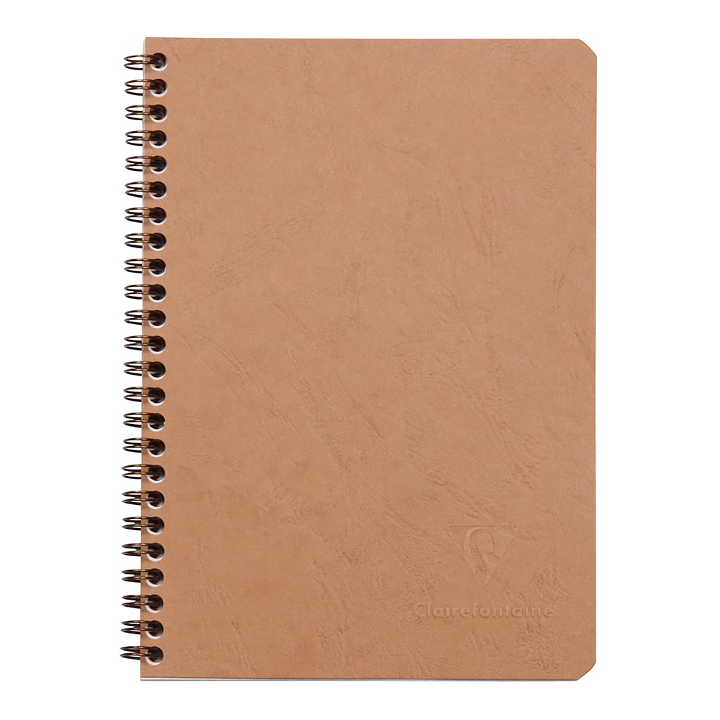 Age Bag Spiral Notebook A5 Lined Tobacco