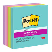 Post-it Super Sticky Notes 654-5SSMIA 76x76mm Supernova (Miami), Pack of 5