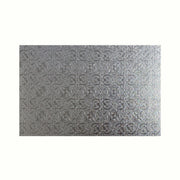 Oblong, Silver Polystyrene Board 29" x 16", 15mm thick - Cafe Supply