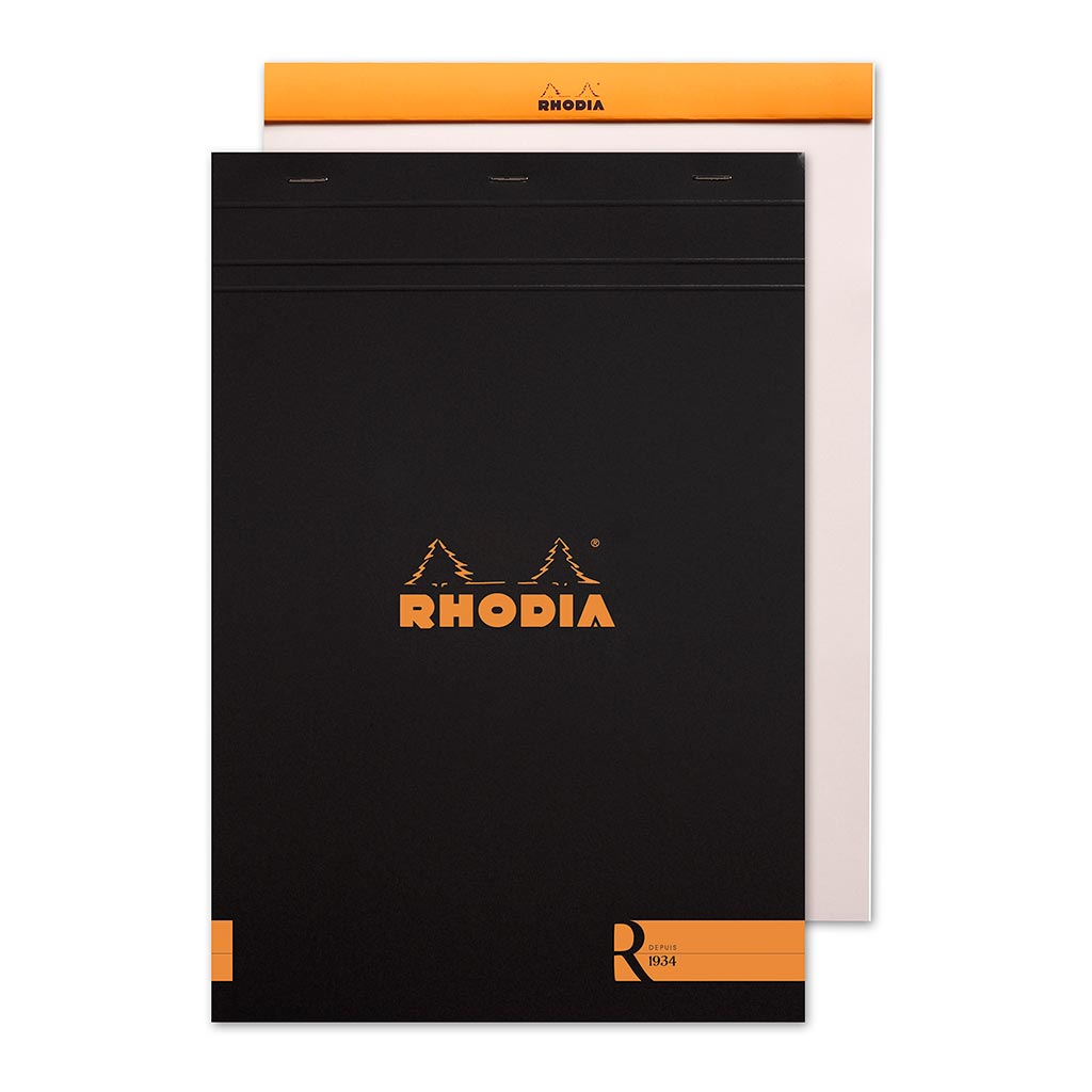 Rhodia le R Pad No. 18 A4 Blank Black