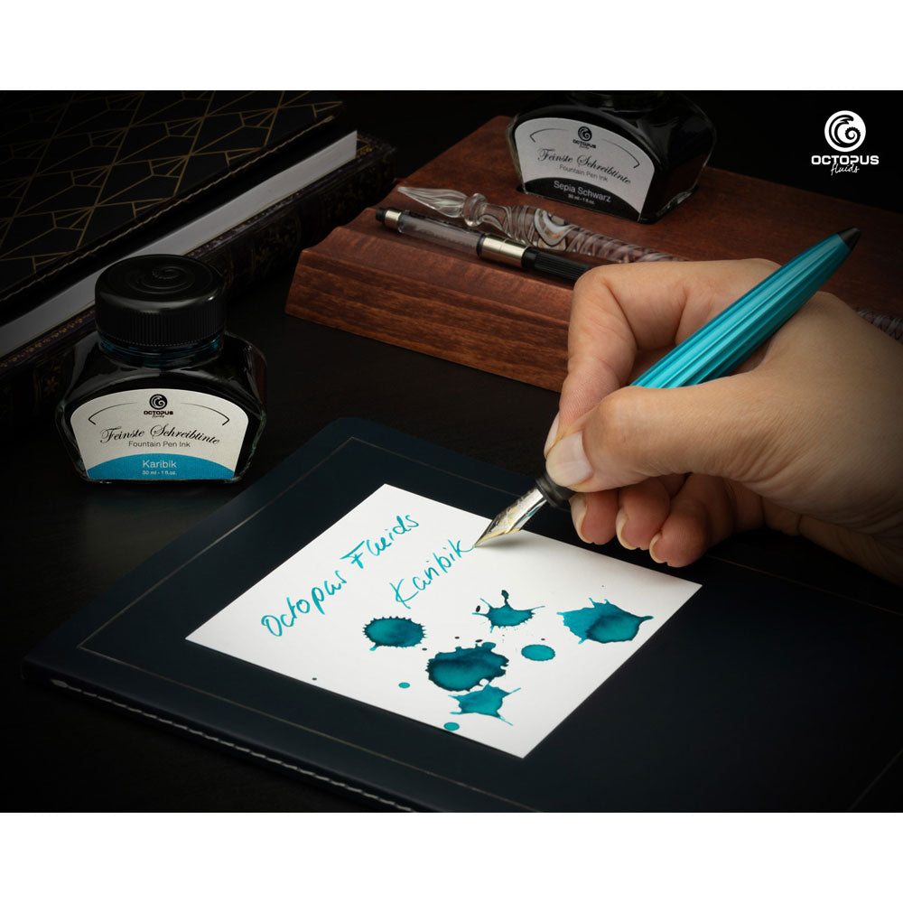 Octopus Fluids Fountain Pen Ink Caribbean (Karibik) 30ml