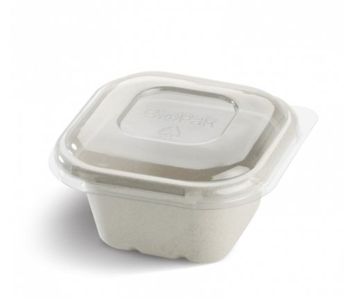 280-630ML CLEAR RPET TAKEAWAY BASE LID - Cafe Supply