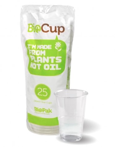 280ML CLEAR BIOCUPS - Cafe Supply