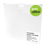 Icon Compatible Brother DK Paper Tape 62mmx15m Black on Yellow