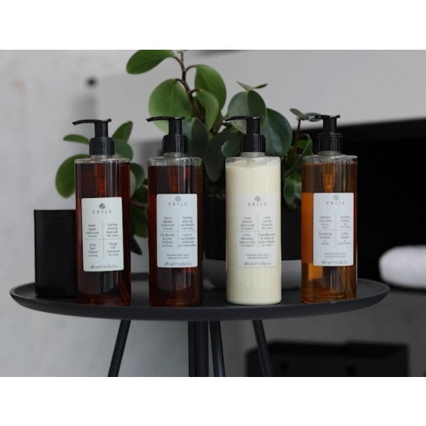 Prija Shower Gel w Shampoo Bottle 380ml - Cafe Supply