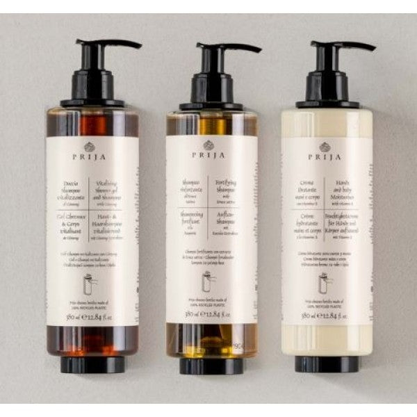 Prija Shower Gel w Shampoo Bottle 380ml - Cafe Supply
