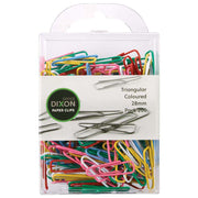 Dixon Paper Clips 28mm Tri Coloured Pack 200 - Cafe Supply