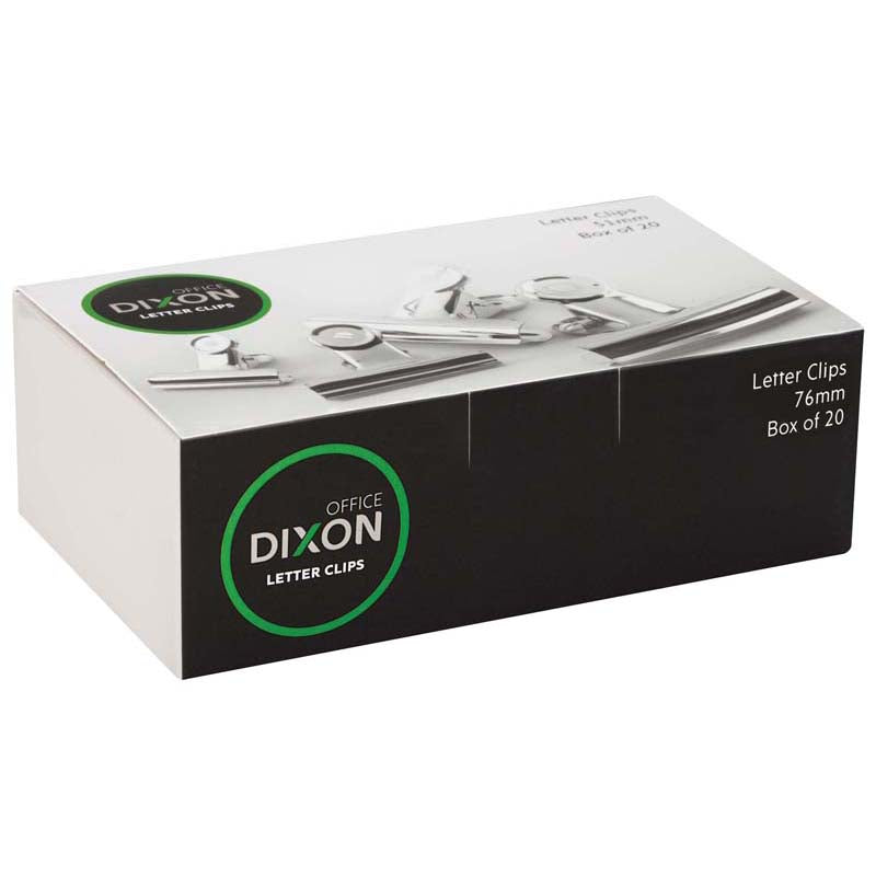 Dixon Letter Clip 76mm Each - Cafe Supply