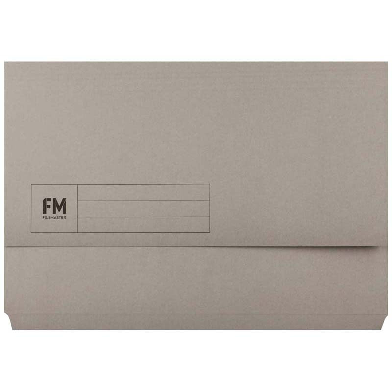 FM Document Wallet Grey Foolscap - Cafe Supply