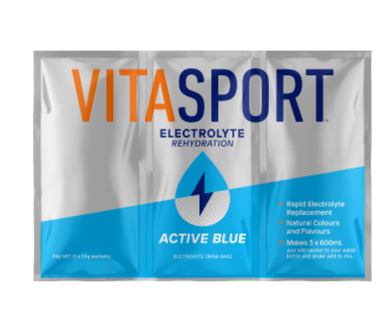 Vitasport Electrolyte Rehydration Active Blue Electrolyte Drink Base 99g - Cafe Supply