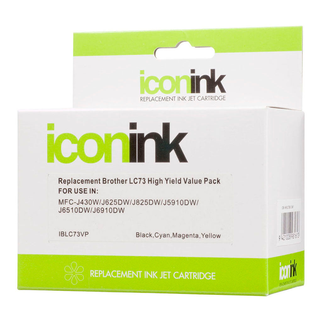 Icon Compatible Brother LC73 LC40 BCMY Ink Value Pack