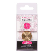 Herbin Round Wax Seal Pansy