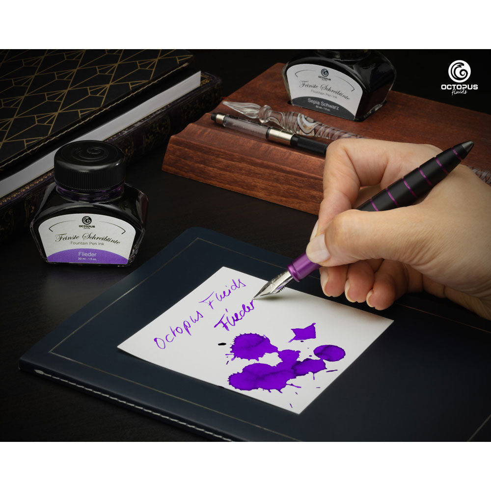 Octopus Fluids Fountain Pen Ink Lilac (Flieder) 30ml