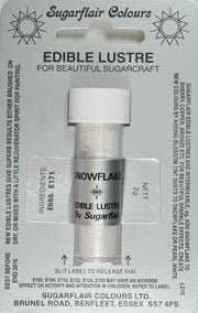 Sugarflair Edible Lustre Colour Snowflake - Cafe Supply