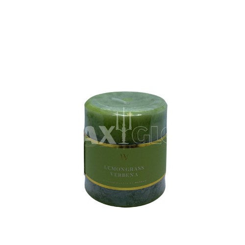 'W' Scented Range Pillar Candles - Cafe Supply