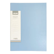 Ledah Pastels Display Book A4 Blue 20 Pocket - Cafe Supply