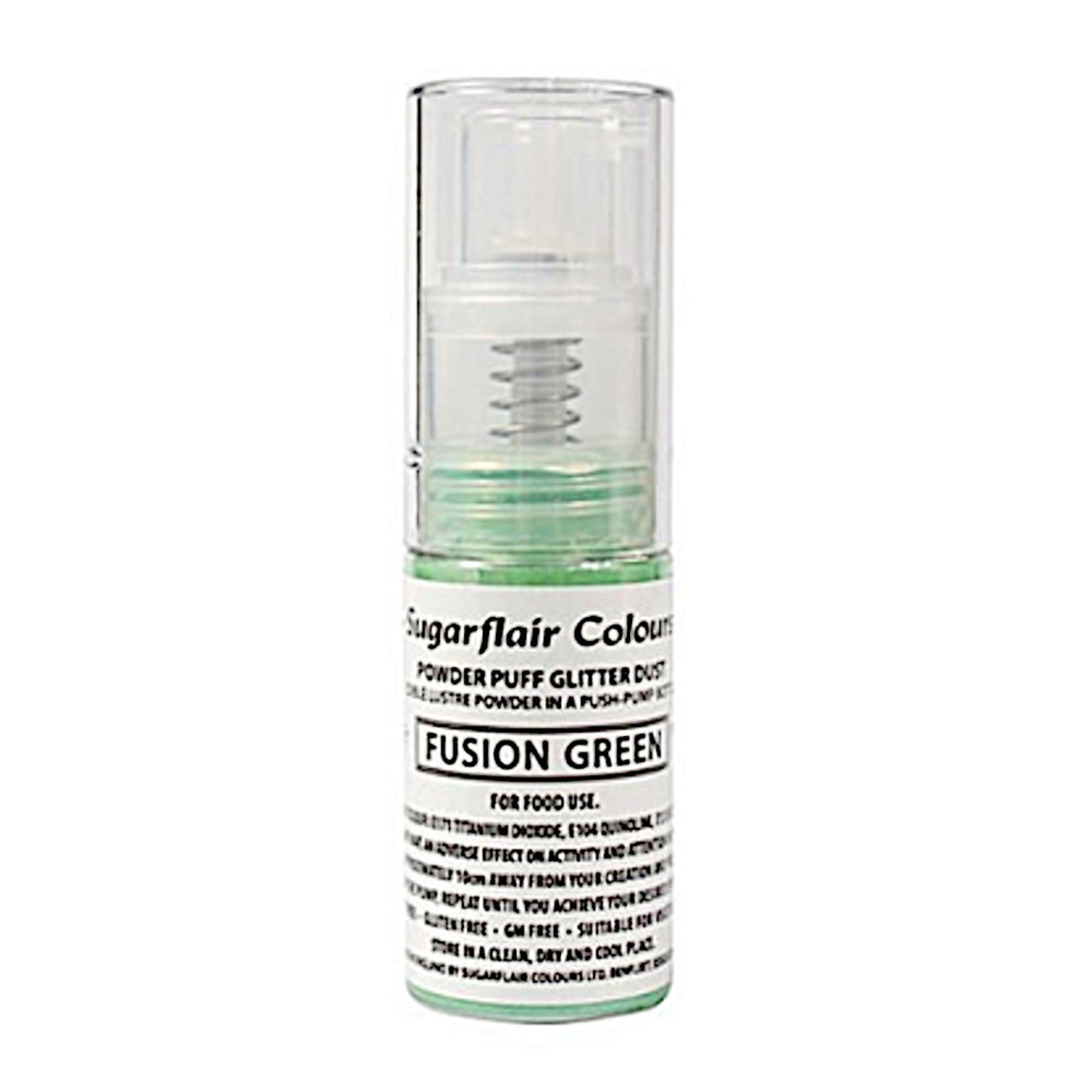 Sugarflair Edible Fusion Green Lustre (Pump) 10gm - Cafe Supply
