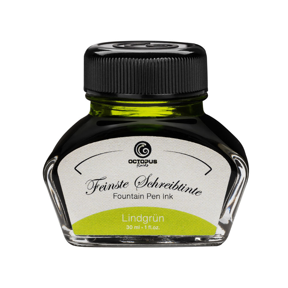 Octopus Fluids Fountain Pen Ink Lime Green (Lindgrun) 30ml