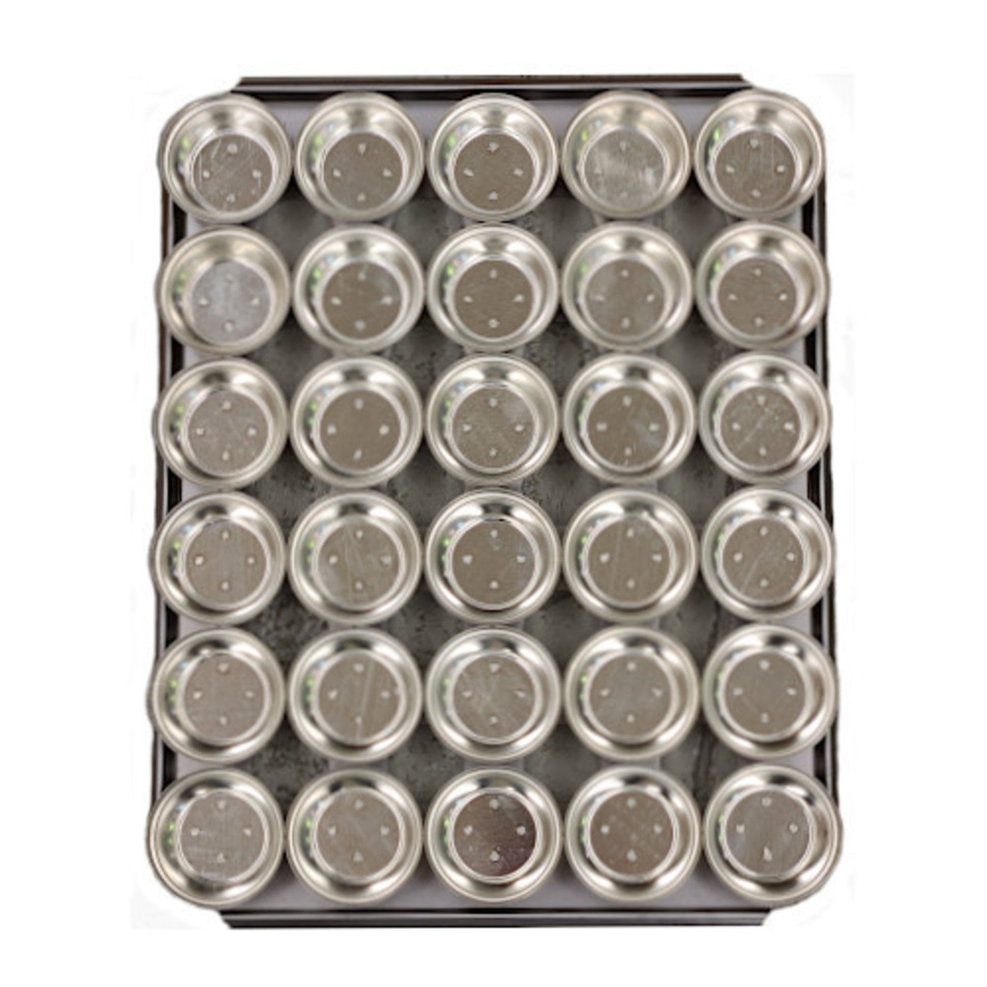 Palletized Savoury Pie Tins, (30) Large Deep 72x26mm, Tray size 460x360mm - Cafe Supply