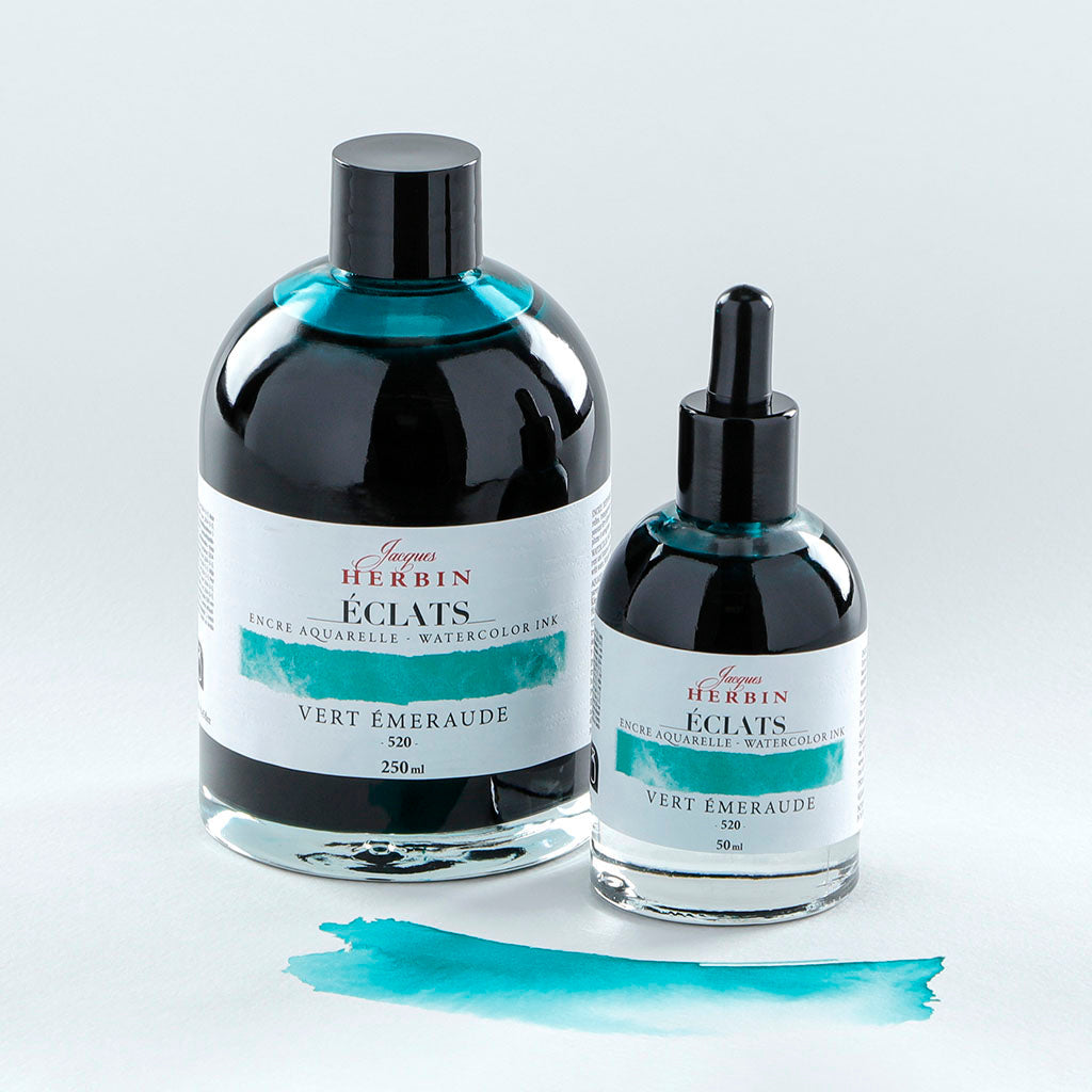 Jacques Herbin Eclats Watercolour Ink 515 Ice Blue 50ml