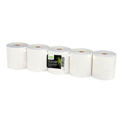 Icon Carbonless 2 Ply Paper Roll 76x76mm, Pack of 5