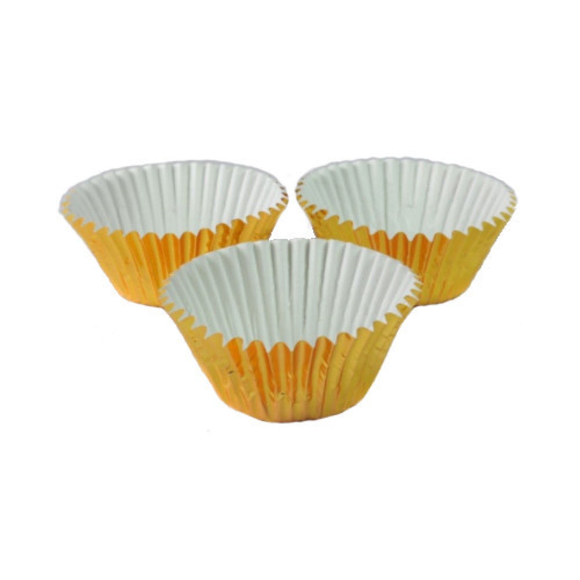Foil Gold Baking Cups 50x35mm (500) - Cafe Supply