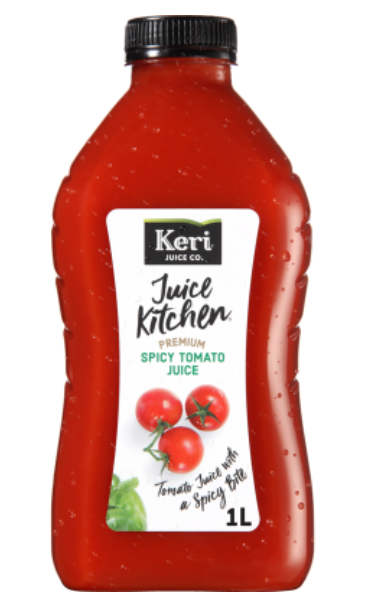 Keri Juice Kitchen Premium Spicy Tomato Juice 1l