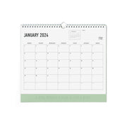 Letts of London Wall Calendar Conscious 300x270mm Sage Even Year