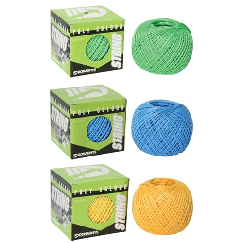 Donaghys Poly String Coloured 60g Box - Cafe Supply