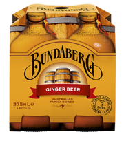 Bundaberg Ginger Beer 4 x 375ml - Cafe Supply