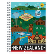 Collins Diary A53 Cities Wiro PP With Note Pad Even Year