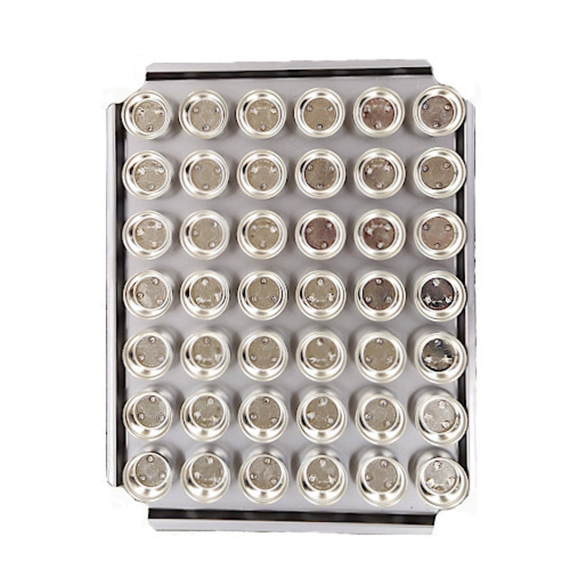 Palletized Savoury Pie Tins, (42) Mini Savoury 48x20mm, Tray size 460x360mm - Cafe Supply