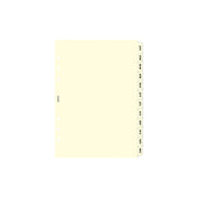 Filofax A5 Cream January-December Index Refill