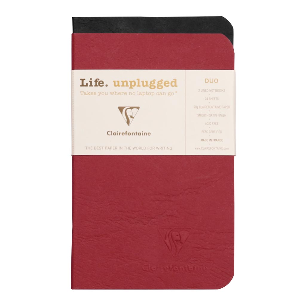 Age Bag Notebook Pocket Lined Assorted, Pack of 2