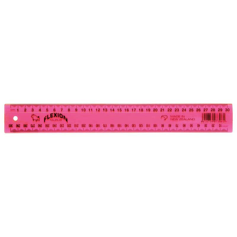 Taurus Ruler Flexion 300mm Pink - Cafe Supply