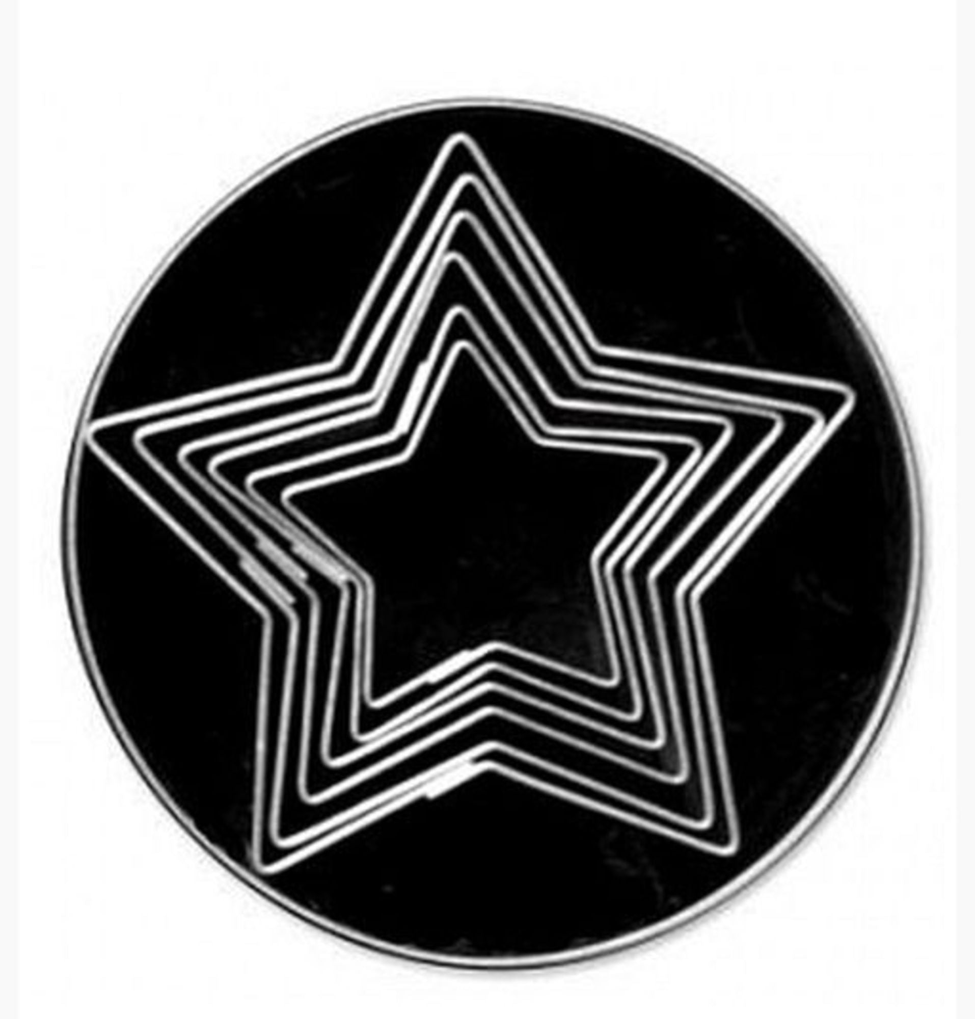Plain 5 Point Star Cutter Set (6) - Cafe Supply