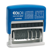 Colop Stamp Dater S120/WD 4mm Mini-Info - Cafe Supply