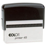 Colop Stamp Printer 45 Oblong Black 25x82mm - Cafe Supply