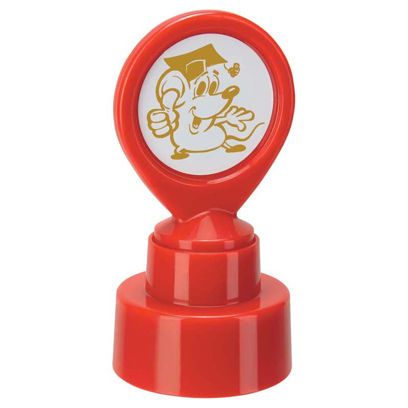 Colop Motivational Stamp Gold Happy Mouse - Cafe Supply