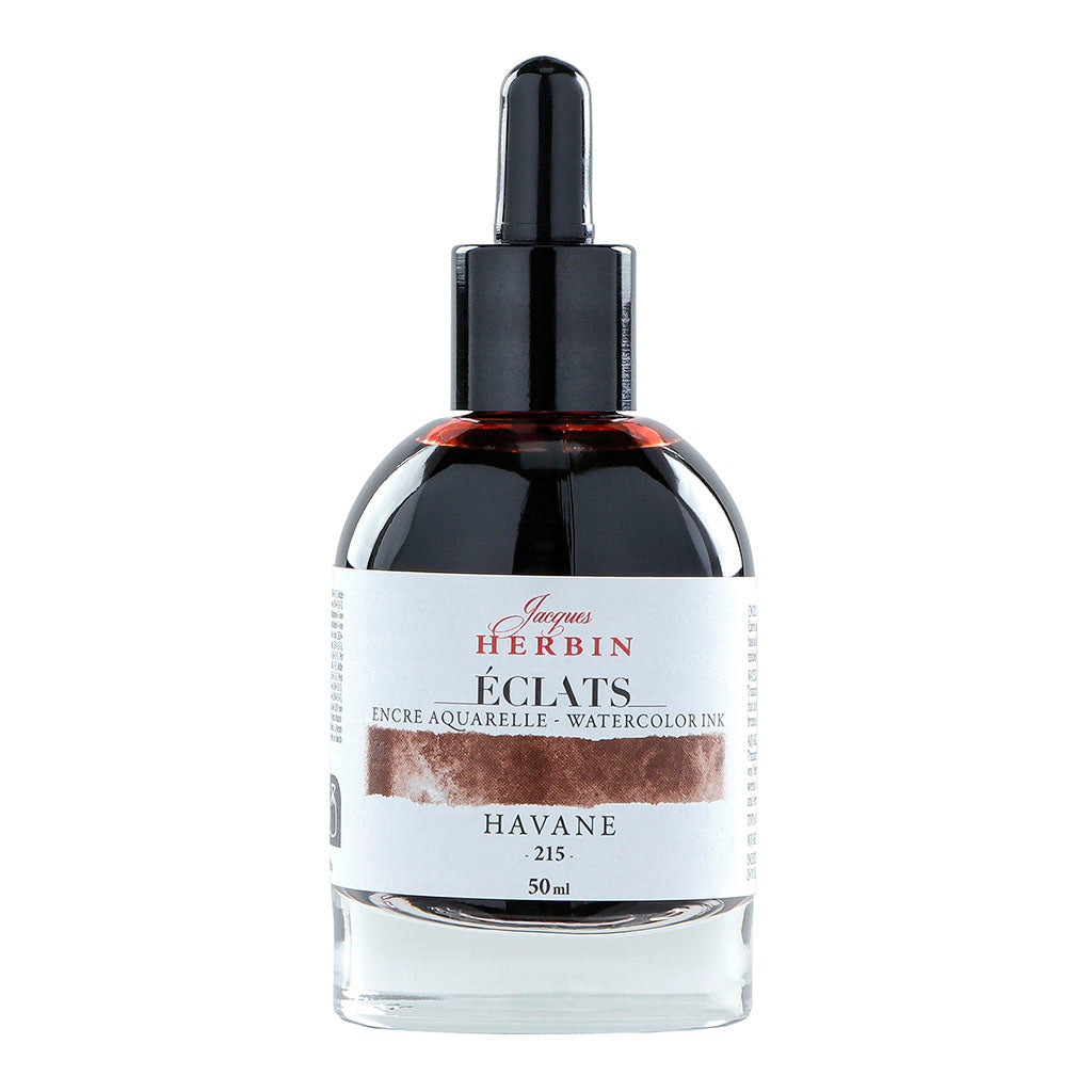 Jacques Herbin Eclats Watercolour Ink 215 Havana 50ml