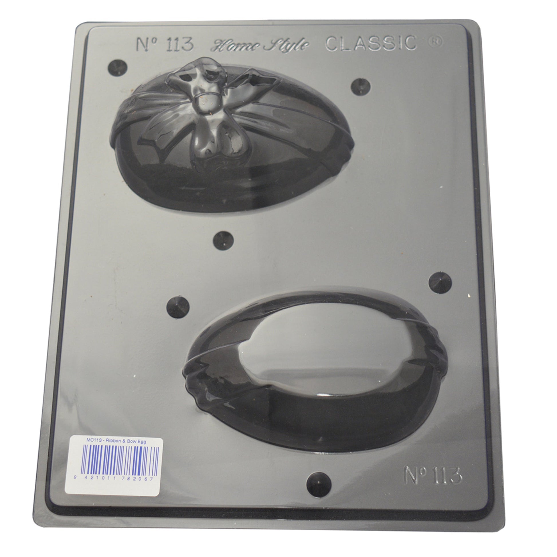 Ribbon & Bow Easter Egg Mould (0.6mm) - Cafe Supply