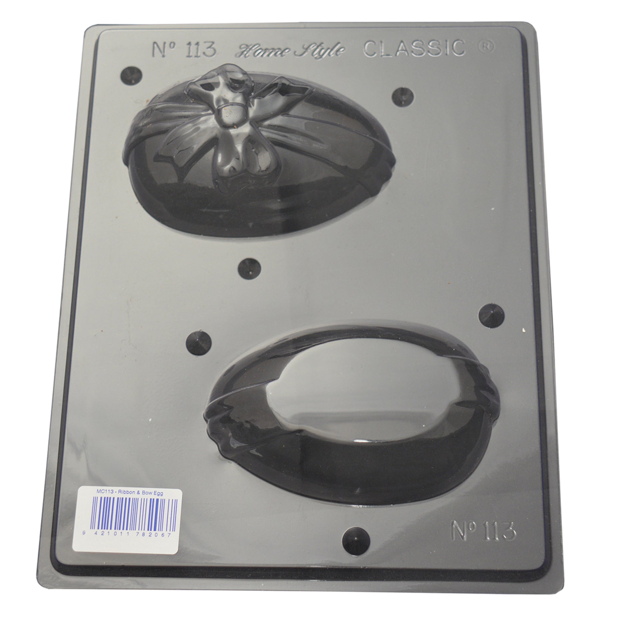 Ribbon & Bow Easter Egg Mould (0.6mm) - Cafe Supply