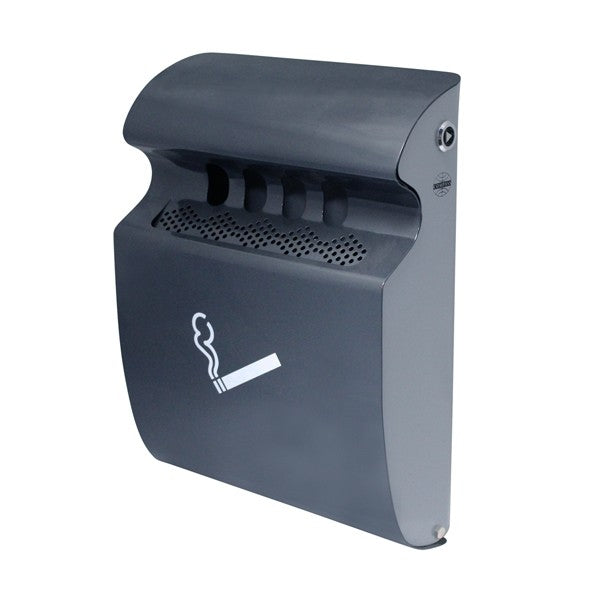 Wall Mounted Grey Ashtray - Cafe Supply