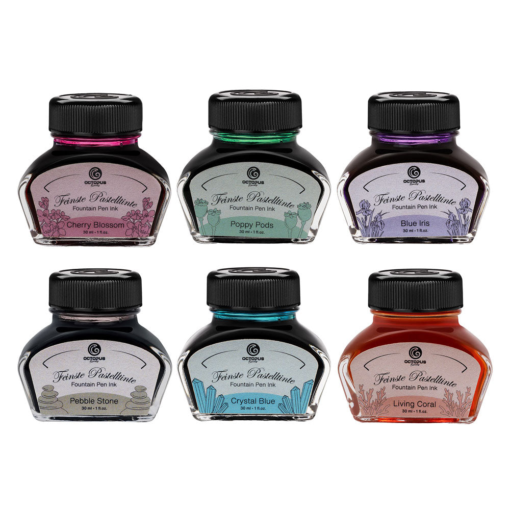 Octopus Fluids Fountain Pen Ink Pastel Blue Iris 30ml