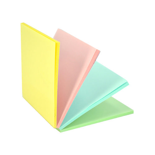 Stick'n Notes Magic Pad Pastel 76x76mm 100 Sheets 4 Colours - Cafe Supply
