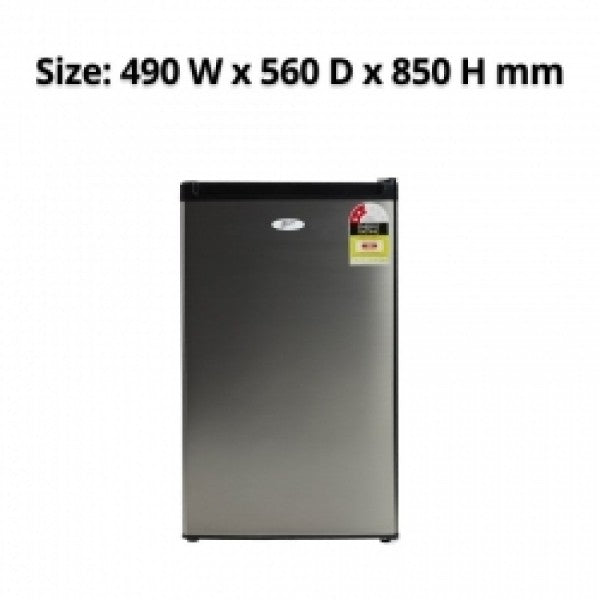 Nero Stainless Steel Fridge Freezer 125L - Cafe Supply